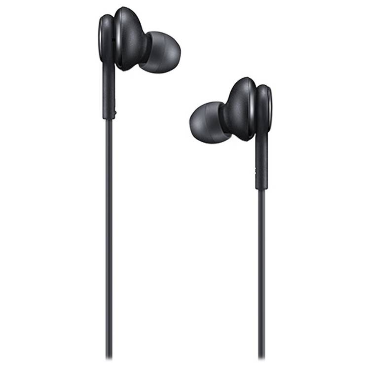 Samsung 3.5mm Jack Earphones, 3 Button Media Control, 20~20kHz  Frequency Response, Comfortable Secure Fit, Comfortable Secure Fit, Plastic Material - Black