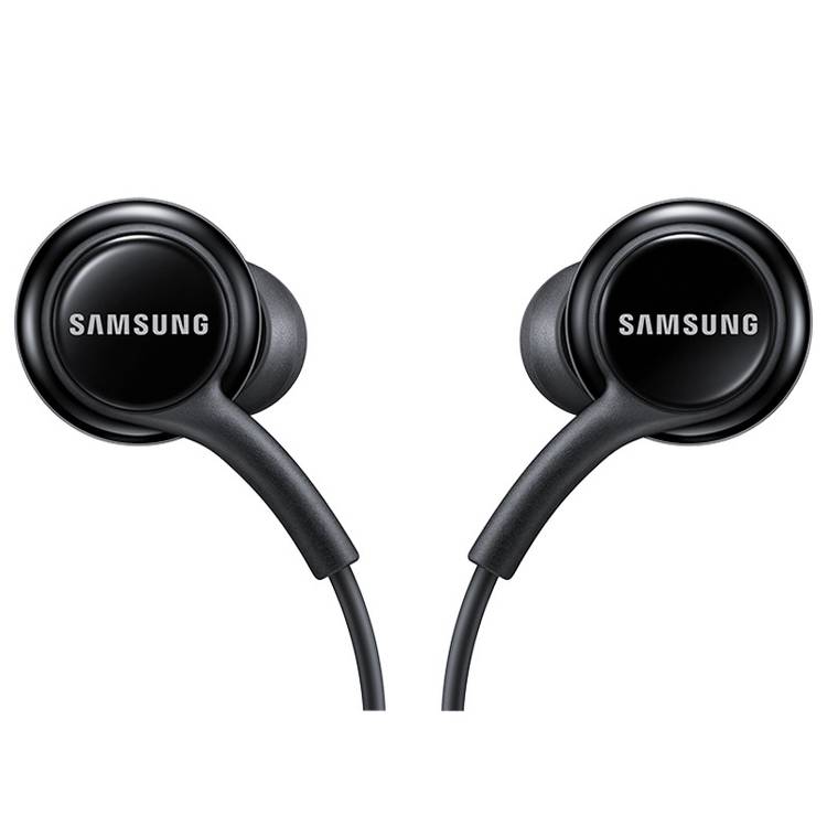 Samsung 3.5mm Jack Earphones, 3 Button Media Control, 20~20kHz  Frequency Response, Comfortable Secure Fit, Comfortable Secure Fit, Plastic Material - Black