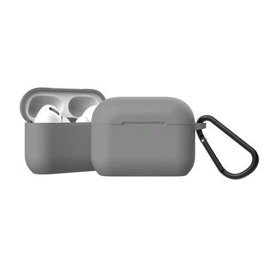 Green Lion Berlin Series Silicone Case for Airpods Pro 3 with Full Protection Design, Slim & Lightweight, Anti Fingerprint, Anti Scratch, Premium Quality, Unique Design - Gray