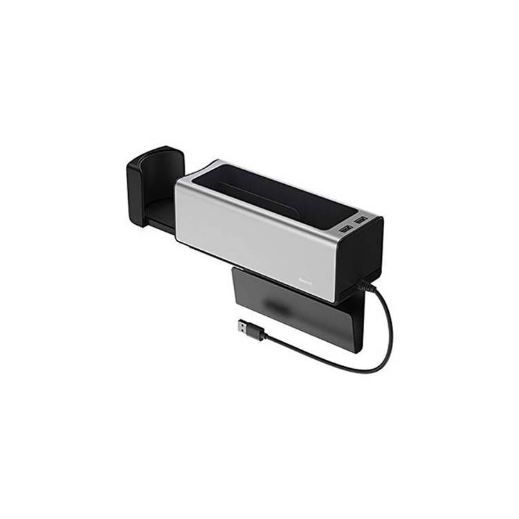 Deluxe Metal Armrest Console Organizer Baseus CRCWH A01