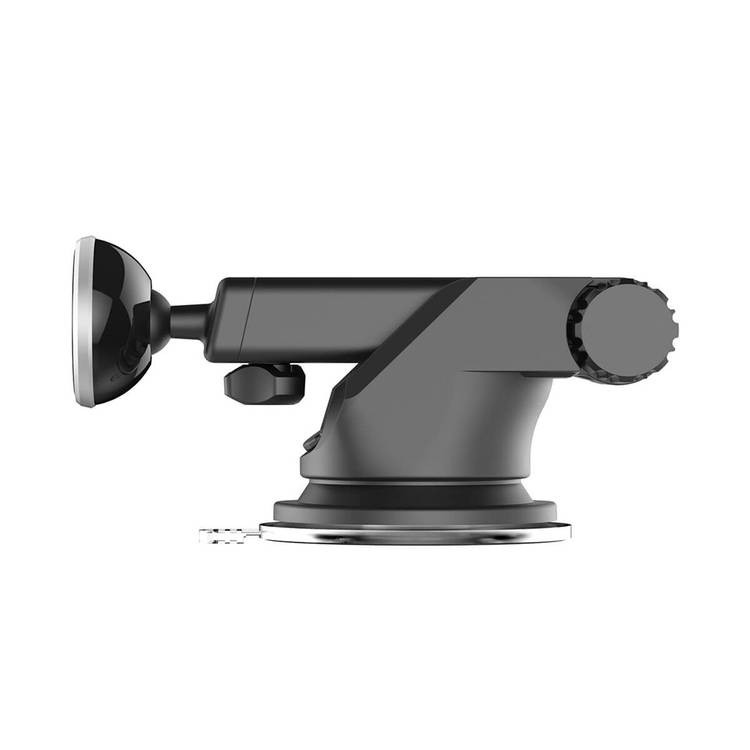 Baseus SULX-0S Solid Telescopic Magnetic Car Mount | Hands-free 360 Degree Car Phone Holder - Silver