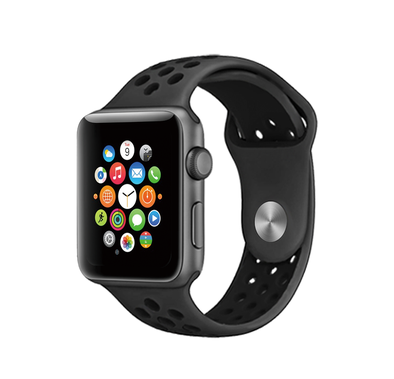 Watch series 4 black sport band hot sale