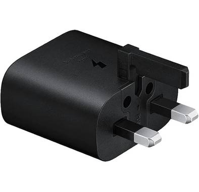 Samsung Travel Adapter 25W 2 pin with USB Type-C to Type-C Cable - Black