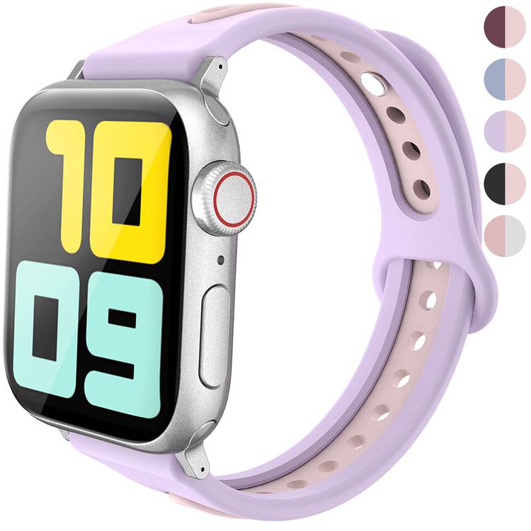 AhaStyle Premium Silicone Apple Watch Band Duotone Design 38