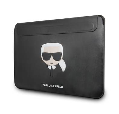 14 Inch MacBook Sleeve by Karl Lagerfeld Ikonik Protection Bag KLCS14KHBK