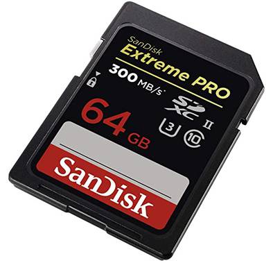 andisk Extreme Pro SD 64 Gb 300 Mb s C10 UHS II U3 SDSDXPK 064G GN4IN Black