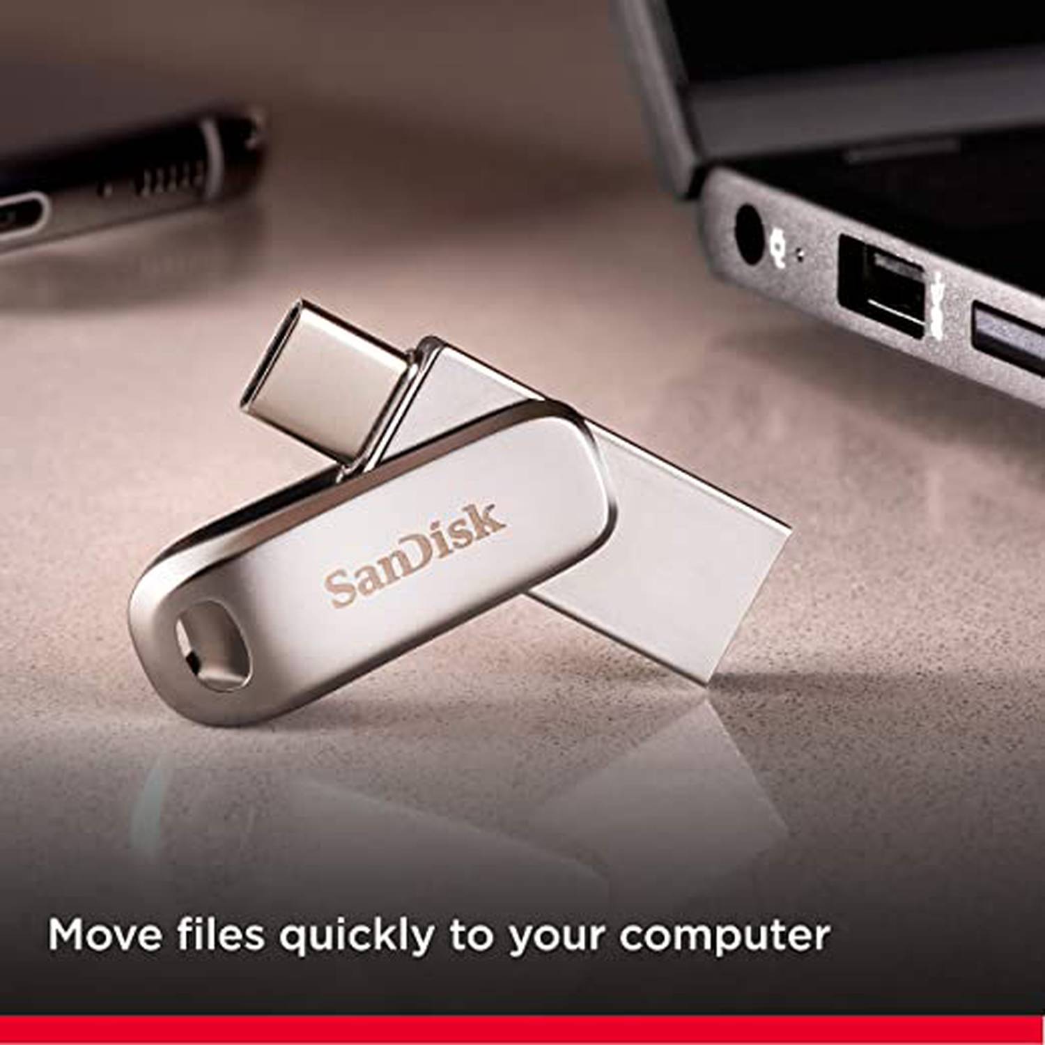 SanDisk 64GB Ultra Dual Drive Luxe USB Type-C - SDDDC4-064G-G46