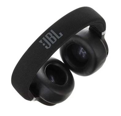 JBL E65 Over Ear Wireless Headphone Black Highlights