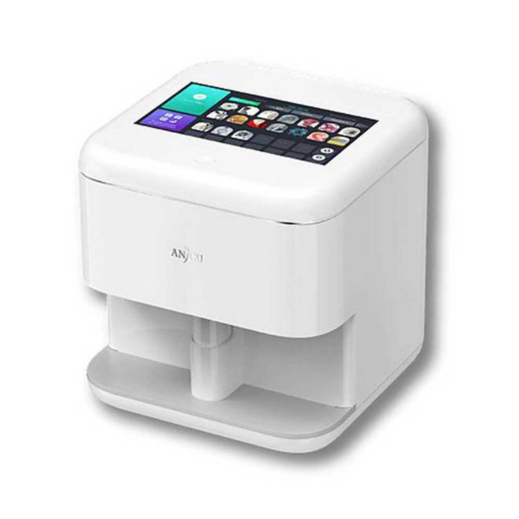 Anjou AJ-CBL001 Nail Art Stamping Printer With Nail Dryer - White