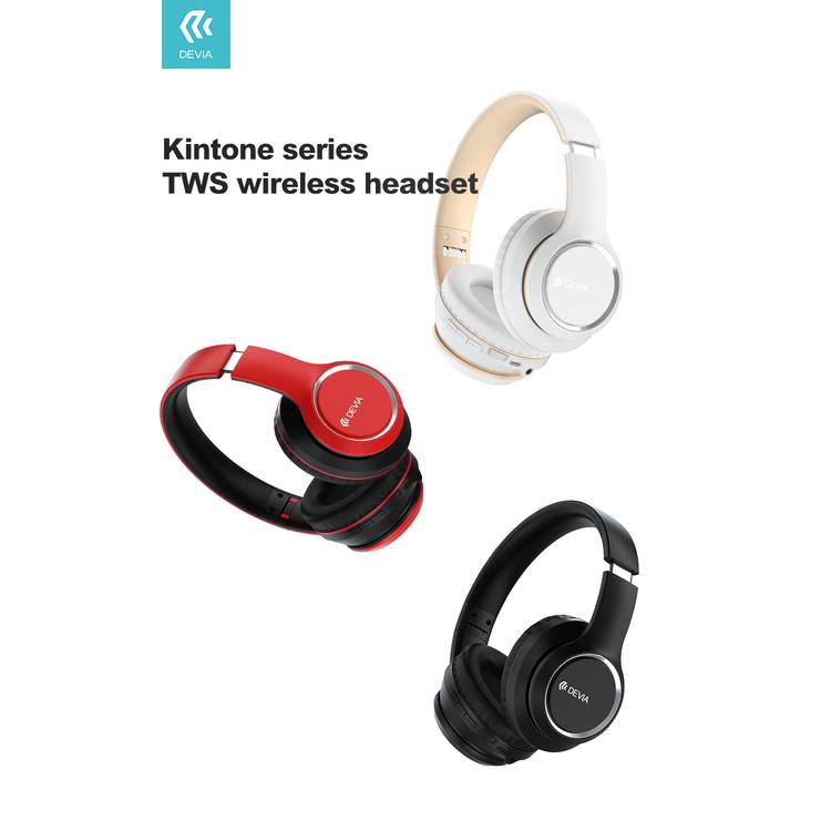 Wireless Headset w HIFI Sound Quality Subwoofer Switch Button