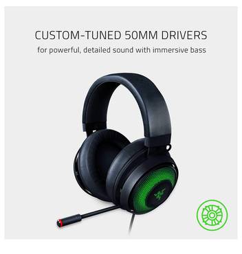 Razer Kraken Ultimate USB Surround Sound Headset with ANC