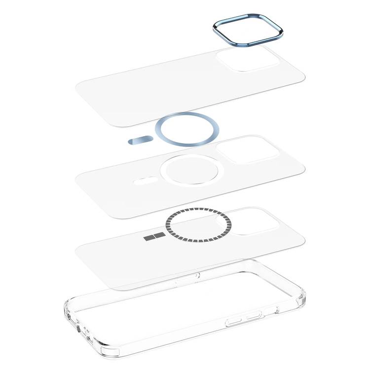 Green Matt Magsafe 2 IMD Anti-Scratch Case 13 Pro - Blue