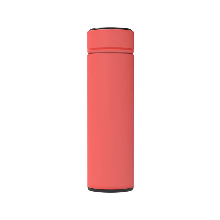 Porodo Smart Water Bottle with Temperature Indicator, 500ml Capacity, Temperature Sensor, LED Touch Sensitive Display - Red