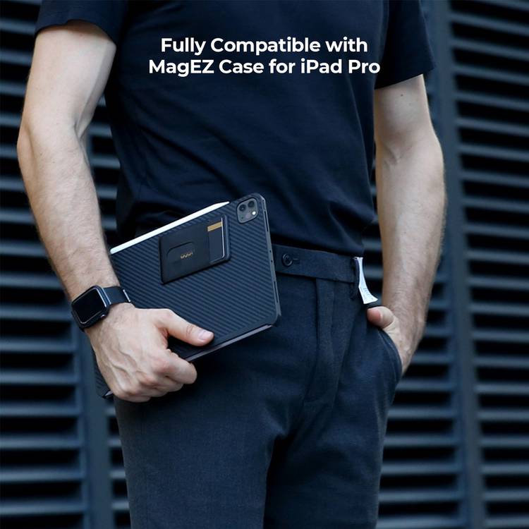 PITAKA Magnetic Card Holder [MagEZ Card Sleeve] - Black