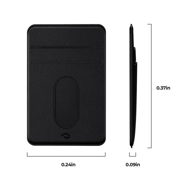 PITAKA Magnetic Card Holder [MagEZ Card Sleeve] - Black