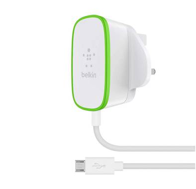 Belkin F7U009vf06-WHT Micro Home Charger, 12 W, 2.4 A Micro-USB Cable, 1.8 m - White