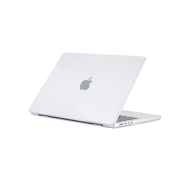 Green Carbon Fiber Grain Ultra-Slim Hard Shell Case for MacBook Air 13" with Anti-Scratch, 360° Full Protection, Lightweight & Thin - Clear