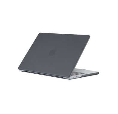 Green Carbon Fiber Grain Ultra-Slim HardShell Case    - Black