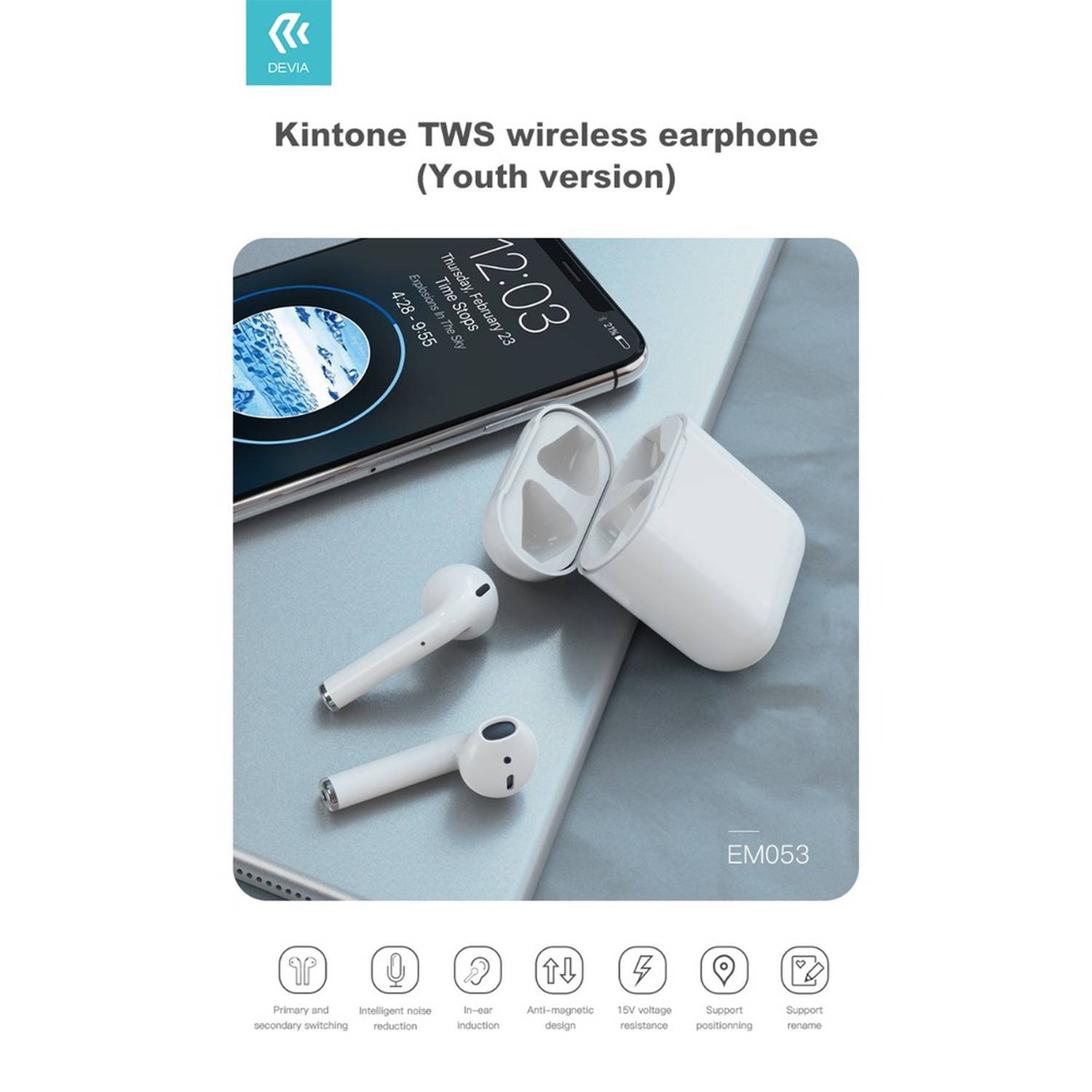 Devia kintone best sale series tws earphone