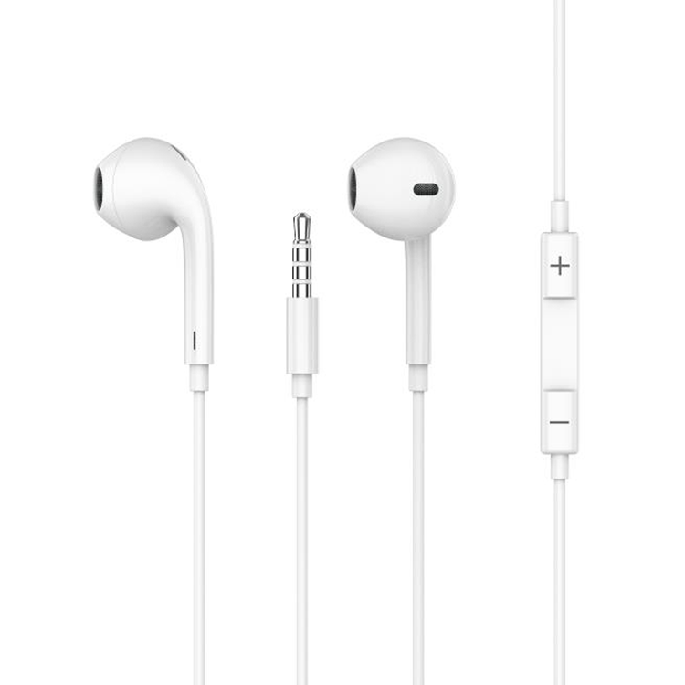 Porodo Blue Stereo Earphones with AUX Connector 1.2m