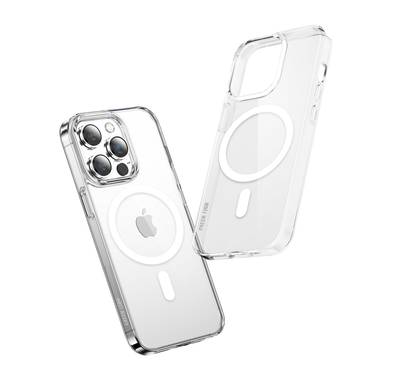 Green Lion 360° MagSafe Clear Case for iPhone 14 Pro Max, Precise Cutouts, Shock-Proof, Anti-Scratch, Full Edge Protection & Camera Protection - Clear