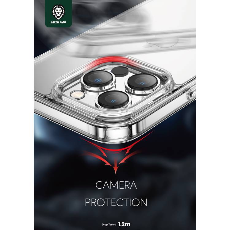 Green Clear Case without Creative Magnetic - iPhone 14 Pro Max