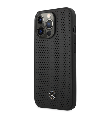 Mercedes-Benz Lifted Ring Case for iPhone 14 Pro Max (7) (MEHCP14XDELBK)