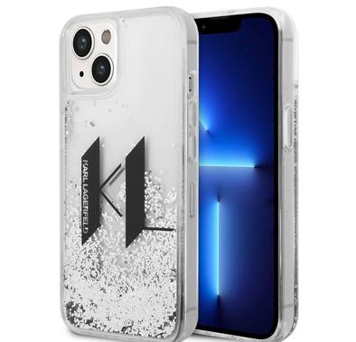 Karl Lagerfeld Liquid Glitter Case Big KL Logo