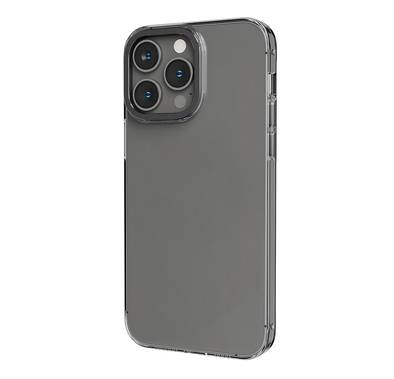 Levelo Sensa Clear Back Case for iPhone 14 Pro - Clear/Grey