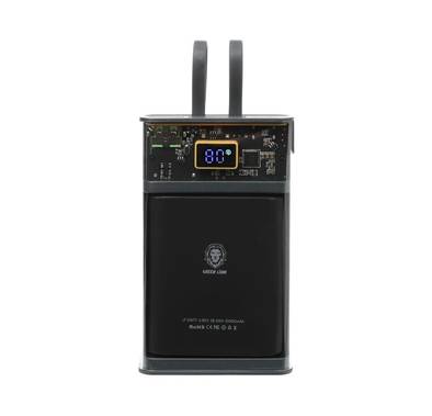 Green Lion Integrated Transparent Power Bank ( QC 22.5W + PD 20W )