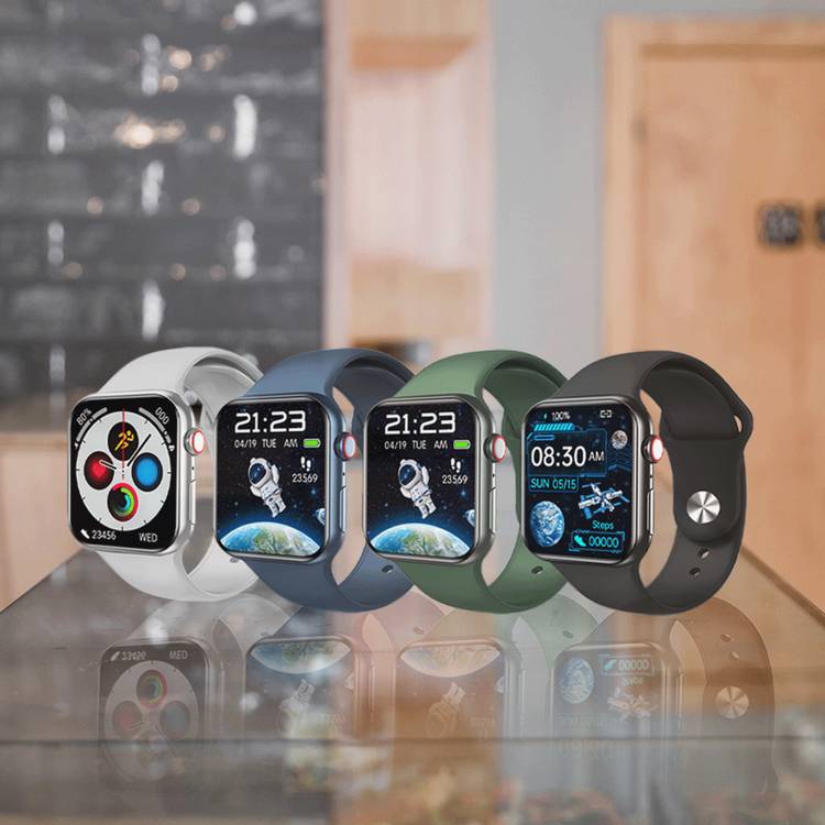 Green Lion Active Pro Smart Watch in UAE Silicone Strap Included Silver GNATPROSWSL