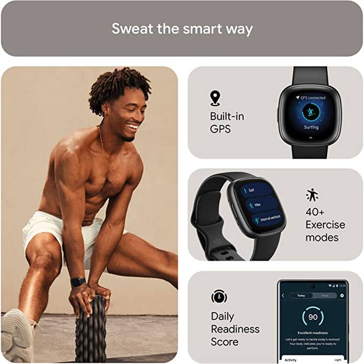 Fitbit versa sales 2 gps tracking