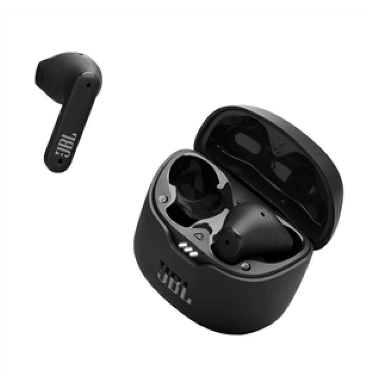 JBL Tune Flex Noise Canceling Earbuds, True Wireless, Smart Ambient, Waterproof, 4.5 Hours Talking Time, Built-in Microphone, Hands Free Calling, Fast Charging - Black