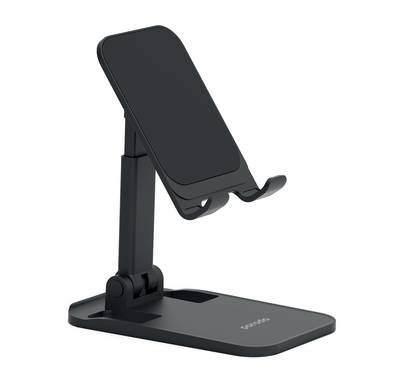 Porodo Portable Phone Holder with Silicone Pad - Black