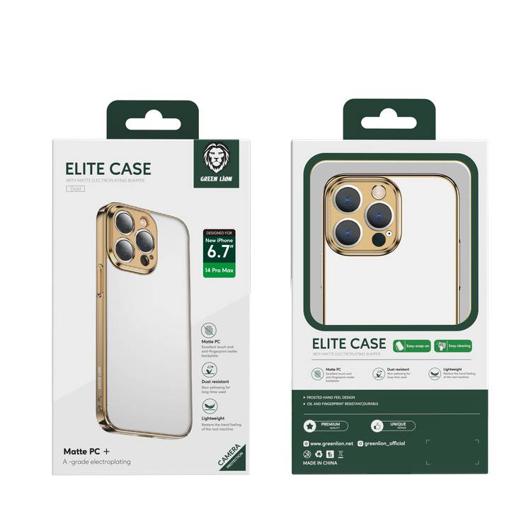 Green Lion Elite Case iPhone 14 Pro - Black