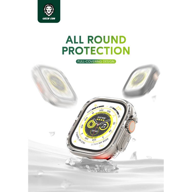 最新入荷 Green 49mm Watch Apple for Case Pro Guard Series Ultra Lion スマートフォン本体