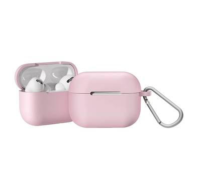 Green Lion Berlin Series Silicone Case for Airpods Pro 2 with Full Protection Design, Slim & Lightweight, Anti Fingerprints, Anti Scratch, Premium Quality, Unique Design - Pink