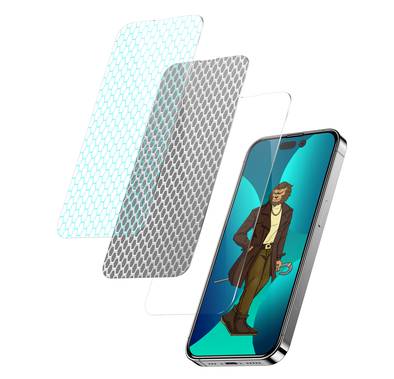 Green Lion 3D Curved Tempered Glass for iPhone 14 Pro Max - Clear