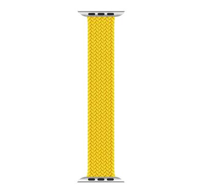 Green Lion Braided Solo Loop Strap for Apple Watch 38/40mm - Yellow