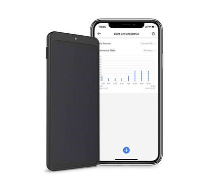 SwitchBot Solar Panel Charger for SwitchBot Curtains with U/Rod/I Models, Used for 8 Months on Full Charge, 60cm Type-C Cable - Black