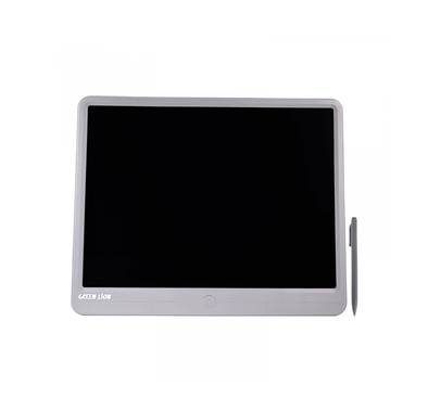 Green Lion Digital Writing Pad with 15" LCD Display, CR2016 Battery, One Click Lock, One Click Erase, Eye Protection, Eco Friendly - Grey