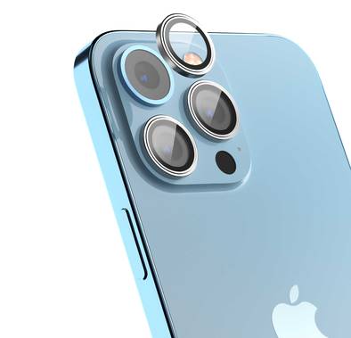 Devia Peak Series Camera Lens Protector (3pcs) for iPhone 14 Pro / 14 Pro Max - Black
