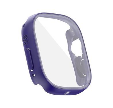Green Lion Protective Case for Apple Watch Ultra with Smooth Touch, Super Anti-scratch, Full Protection, High Transparency, Full Glass Screen - Purple