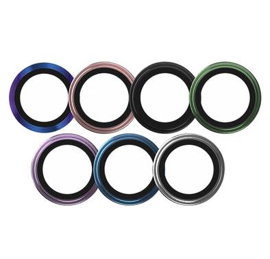 Devia Peak Series Camera Lens Protector (2pcs) for iPhone 14/14 Plus - Black