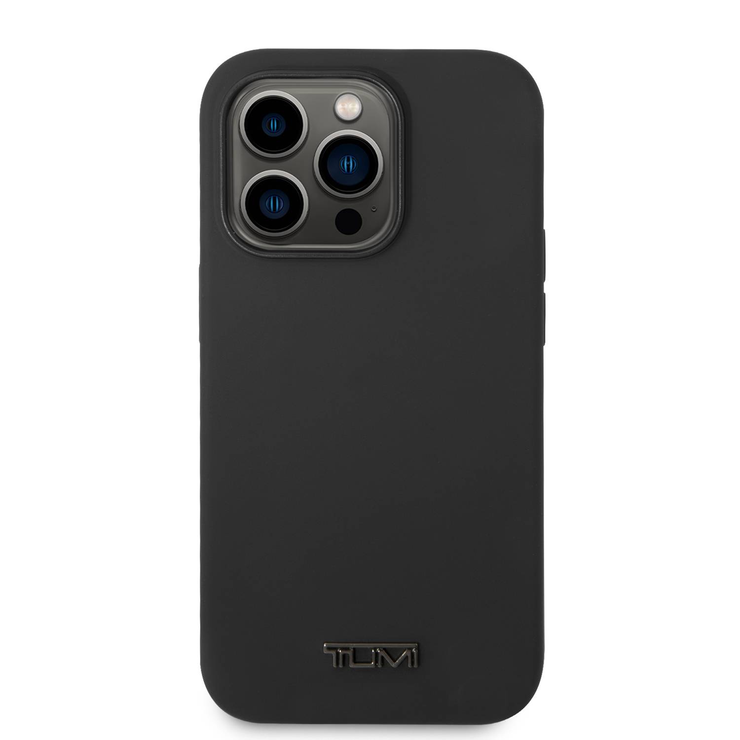 iPhone 14 Pro - TUMI - Liquid Silicone Case with Black Logo - Red