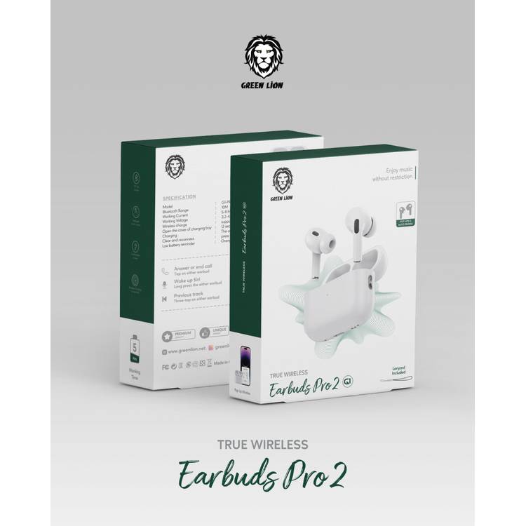 Earbuds green top