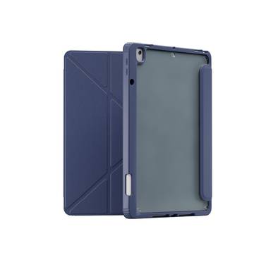 Levelo Conver Clear Back Hybrid Case for iPad Air 10.2", Lightweight Design, Precise Cut-Outs, Easy Snap-On - Blue