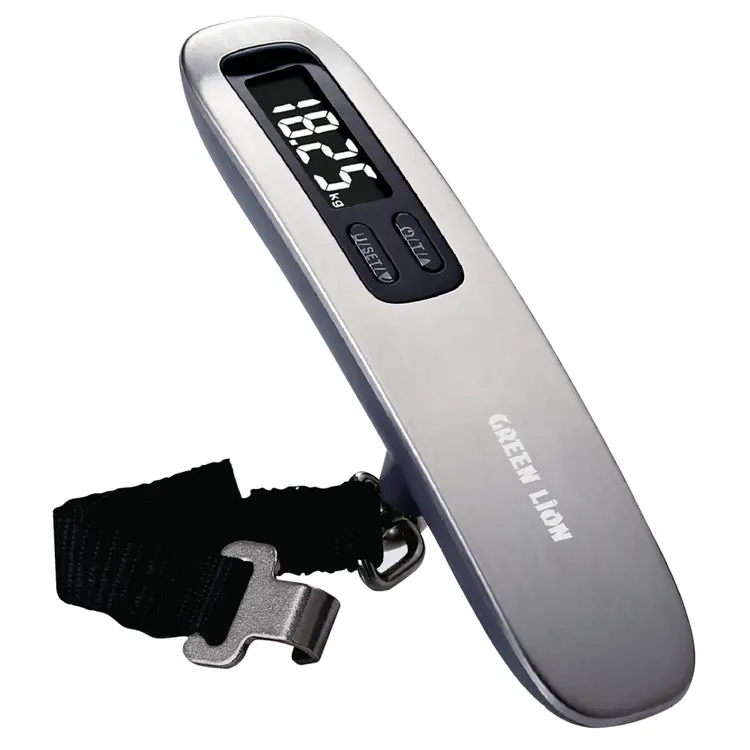Green Lion Digital Luggage Scale 50Kg Max - Silver