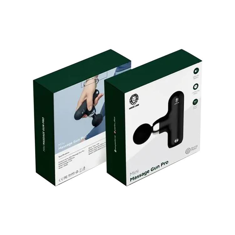 Green Lion Mini Pro Massage Gun with Up to 3 Hours Working Time, 800mAh Battery Capacity, 40W Power, Less than 55dB Noise Level, Up to 4000RPM Motor Speed - Black