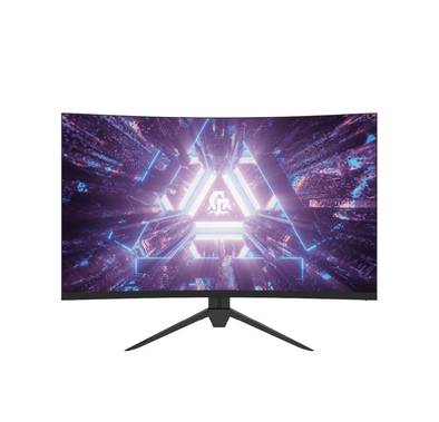 Porodo Gaming Wide Screen Gaming Monitor, 32 inches, 165Hz, HDR, ELED Backlight, 6.5ms Response Time,  Anti-Glare Surface, R1500 Curved, Super Speed VA Panel - Black 